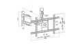 ART UCHWYT DO TV LED/LCD 32-70inch 45KG AR-85 reg. pion/poziom NAROŻNY 622mm - 1675688