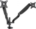 ART RAMM L-18GD ART UCHWYT BIURKOWY GAZOWY DO 2 MONITORÓW LED/LCD 10-32 L-18GD 9kg 2xUSB 3.0 - 1641879