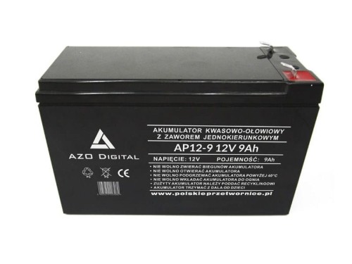Akumulator VRLA AGM bezobsługowy AP12-9 12V 9Ah - 1602151