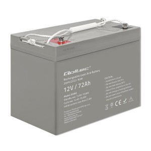 Akumulator AGM Qoltec 12V | 72Ah | max. 1080A