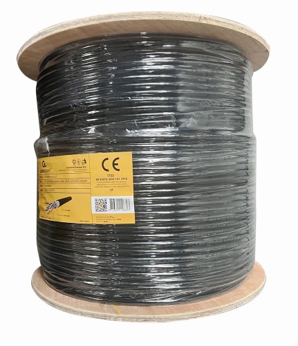 GEMBIRD UTP KABEL DRUT KAT 6 305M, ZEWNĘTRZNY, CZARNY - 1532663