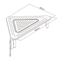 GEMBIRD REGULOWANY STOJAK NA MONITOR/LAPTOP (KSZTAŁT TRÓJKĄTA) - 1463383
