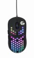 GEMBIRD GAMINGOWA MYSZ USB Z PODŚWIETLENIEM RGB RAGNAR RX400 6 PRZYCISKÓW, 7200DPI, CZARNA - 1626114