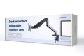 GEMBIRD BIURKOWE REGULOWANE RAMIĘ/UCHWYT NA MONITOR 17-32, VESA 100X100MM, DO 9 KG, KOLOR SZARY - 1736005