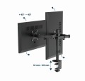 GEMBIRD BIURKOWE REGULOWANE RAMIĘ/UCHWYT NA 2 MONITORY 17-32, VESA 100X100MM, DO 9 KG - 1735977