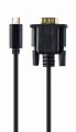 GEMBIRD ADAPTER USB TYP-C DO VGA (M) 2M, CZARNY - 1435347