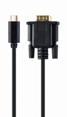 GEMBIRD ADAPTER USB TYP-C DO VGA (M) 2M, CZARNY - 1435347