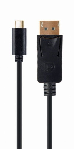 GEMBIRD ADAPTER NA KABLU USB TYP-C DO DISPLAYPORT 4K, 15CM, CZARNY - 1537933