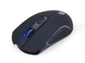 GEMBIRD 6-PRZYCISKOWA BEZPRZEWODOWA MYSZ "FIREBOLT" GAMING, PODŚWIETLENIE RGB, CZARNA - 1495433