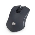 GEMBIRD 6-PRZYCISKOWA BEZPRZEWODOWA MYSZ "FIREBOLT" GAMING, PODŚWIETLENIE RGB, CZARNA - 1495435
