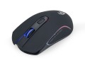 GEMBIRD 6-PRZYCISKOWA BEZPRZEWODOWA MYSZ "FIREBOLT" GAMING, PODŚWIETLENIE RGB, CZARNA - 1495424