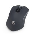 GEMBIRD 6-PRZYCISKOWA BEZPRZEWODOWA MYSZ "FIREBOLT" GAMING, PODŚWIETLENIE RGB, CZARNA - 1495423