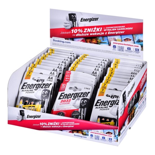 ENERGIZER DISPLAY BATERIE ALKALINE POWER 16xAA/4+13xAAA/4+8xCR2032/2 BOOKING - 1428296