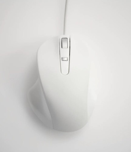 MATIAS MYSZ ERGONOMICZNA PBT USB-C (4 PRZYCISKI, ROLKA) BIAŁA M20CW - 1342069