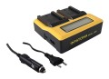 Ładowarka Patona DUAL LCD NP-FZ100  składa się z ładowarki 1809 oraz adapterów 2 x 16836 - 1338499