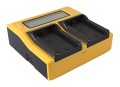 Ładowarka Patona DUAL LCD NP-FZ100  składa się z ładowarki 1809 oraz adapterów 2 x 16836 - 1338497