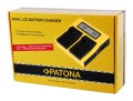 Ładowarka Patona DUAL LCD Fujifilm NP-W126S - 1338495