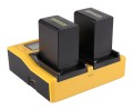 Ładowarka Patona DUAL LCD  do akumulatorów typu  NP-F (8.4V / 12.6V / 16.8V) - 1338485