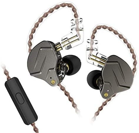 KZ ACOUSTICS SŁUCHAWKI DOKANAŁOWE SZARE ZSN PRO GREY - 1309611