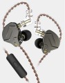 KZ ACOUSTICS SŁUCHAWKI DOKANAŁOWE SZARE Z MIKROFONEM ZSN PRO GREY - 949553