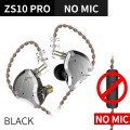 KZ ACOUSTICS SŁUCHAWKI DOKANAŁOWE CZARNE ZS10 PRO BLACK - 949551
