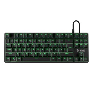 Klawiatura mechaniczna SAVIO TEMPEST SAVGK-TEMPEST BROWN ((EU); kolor czarny) (WYPRZEDAŻ)
