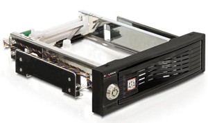 Kieszeń na dysk Delock 5,25" HDD/SSD 3,5" SATA