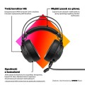 HP Słuchawki z mikrofonem dla graczy, OMEN Blast, 1A858AA, czarne - 1435208