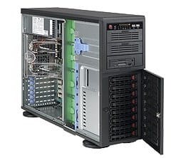 SUPERMICRO Chassis Black Super Quiet 4U SC743TQ Tower with 900W Power 01 M