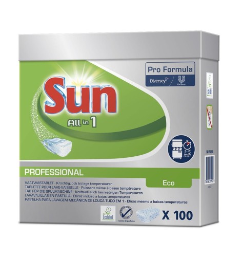 Sun Professional All in 1 Eco Kapsułki i tabletki do zmywarki 100szt - 1494988