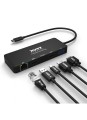 Stacja dokująca PORT DESIGNS Travel 1x4K PD 85W (USB-C; PD 85W; Video 4K; Gigabit Ethernet) - 1641040