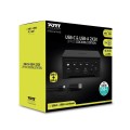 Stacja dokująca PORT DESIGNS Office Combo USB-C/USB-A 2x2K (USB-C/USB-A; zasilacz; PD 85W; USB 3.1; Audio; Security lock) - 1641034