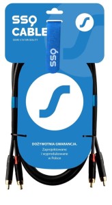 SSQ RCARCA5 - Kabel 2xRCA- 2xRCA 5 metrowy