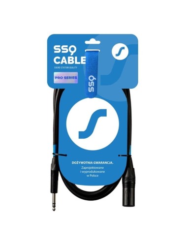 SSQ JSXM3 PRO - XLR męski - Jack stereo 6,3mm NEUTRIK - 1473371