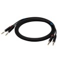 SSQ JSJS5 PRO - 2x jack stereo 6,3mm - 2x jack stereo 6,3mm NEUTRIK - 1473356