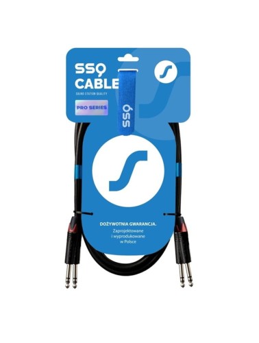 SSQ JSJS3 PRO - 2x jack stereo 6,3mm - 2x jack stereo 6,3mm NEUTRIK - 1473351