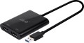 Splitter Club3D CSV-1477 USB A to DisplayPort™ 1.2  Dual Monitor 4K60Hz UHD Videosplitter - 1068507