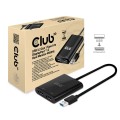 Splitter Club3D CSV-1477 USB A to DisplayPort™ 1.2  Dual Monitor 4K60Hz UHD Videosplitter - 1068499