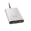 Splitter Club 3D CSV-1577 Thunderbolt™ 3 to Dual DisplayPort™ 1.2 4K60Hz UHD Adapter - 1068519