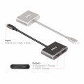 Spliter Club3D CSV-1552 (MST hub USB3.2 Gen2 Type-C(DP™ Alt-Mode) to DisplayPort™ + HDMI™ 4K60Hz M/F) - 1068497