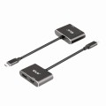 Spliter Club3D CSV-1552 (MST hub USB3.2 Gen2 Type-C(DP™ Alt-Mode) to DisplayPort™ + HDMI™ 4K60Hz M/F) - 1068495