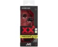 Słuchawki JVC HAF-X103MRE (douszne, z mikrofonem, czerwone) - 1322718