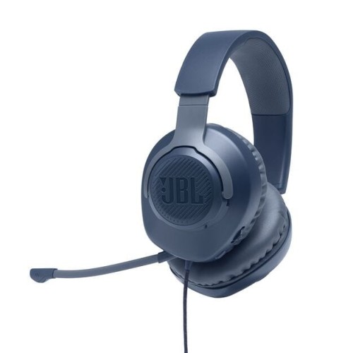 Słuchawki JBL QUANTUM 100 (niebieskie, przewodowe, gamingowe) - 1658371