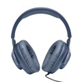 Słuchawki JBL QUANTUM 100 (niebieskie, przewodowe, gamingowe) - 1658373