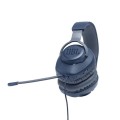 Słuchawki JBL QUANTUM 100 (niebieskie, przewodowe, gamingowe) - 1658375
