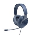 Słuchawki JBL QUANTUM 100 (niebieskie, przewodowe, gamingowe) - 1658372