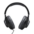 Słuchawki JBL QUANTUM 100 (czarne, przewodowe, nauszne, gamingowe) - 1658389