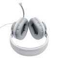 Słuchawki JBL QUANTUM 100 (białe, przewodowe, nauszne, gamingowe) - 1658384