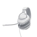 Słuchawki JBL QUANTUM 100 (białe, przewodowe, nauszne, gamingowe) - 1658383