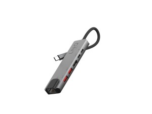 Replikator portów LINQ PRO Multiport USB-C Hub 6w1